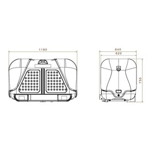 Towbox Towbox V2 trekhaak bagagebox