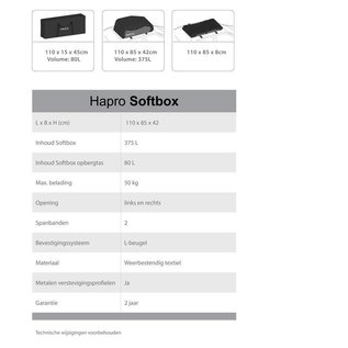 Hapro Dakkoffer Softbox