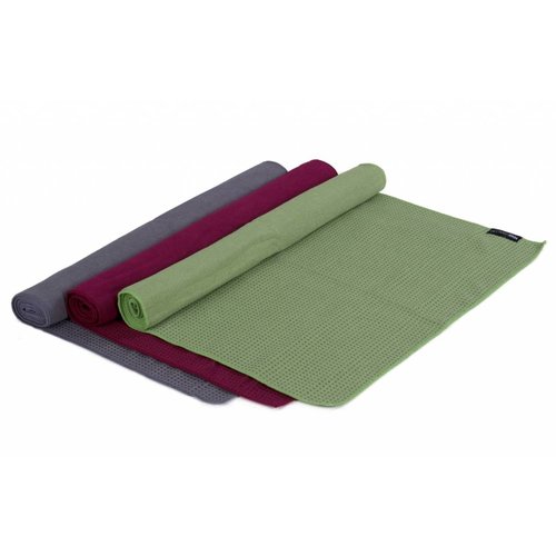 YOGISTAR Yoga Handdoek DeLuxe Bordeaux, antislip