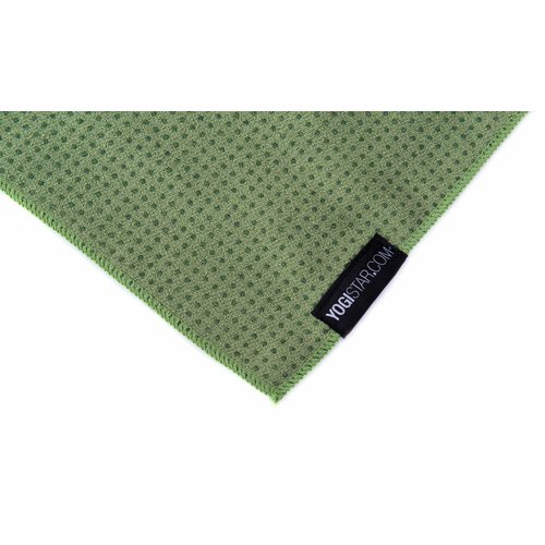 YOGISTAR Yoga Handdoek DeLuxe Groen, antislip