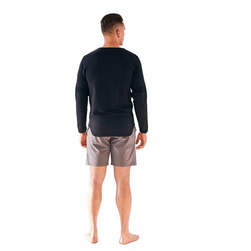 Manduka Yoga Sweatshirt RELAXED CREW - BLACK