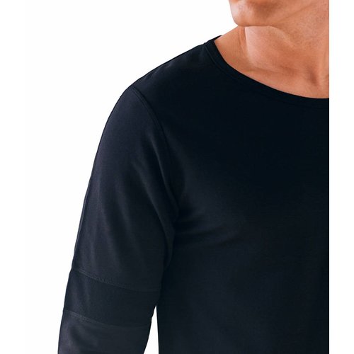 Manduka Yoga Sweatshirt RELAXED CREW - BLACK