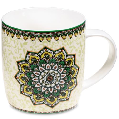 Theemok set Mandala Groen