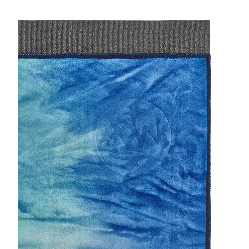 Manduka Yoga Handdoek eQua Pacific Blue