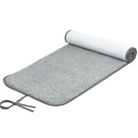 Yoga Mat Merino schapenwol BIO  75 x 200 cm Grijs