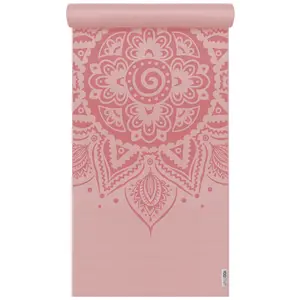 YOGISTAR Yoga Mat design Spiral Mandala velvet rose