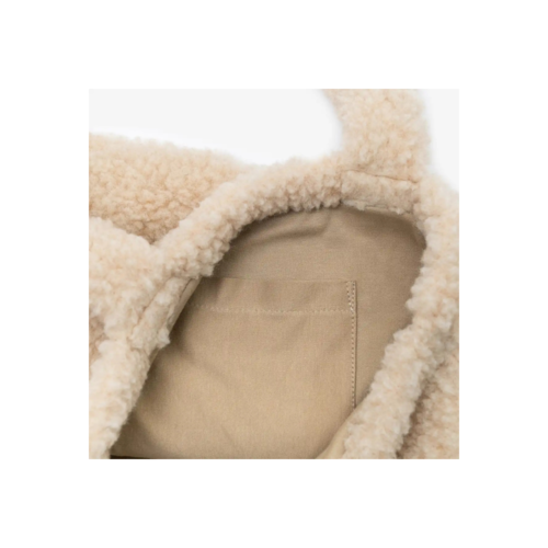 Flokati Yogatas merino wol  beige