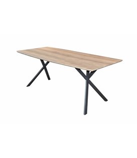 Cosy - Eettafel 190 - eikenfineer - antiek wash - 190x90x76cm