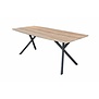 Cosy - Eettafel 190 - eikenfineer - antiek wash - 190x90x76cm