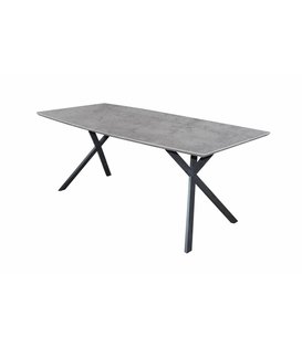 Cosy - Eettafel 160 - ovaal - betonlook - grijs - 160x90x76cm