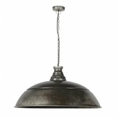 Industry - Hanglamp - dia 80cm - oud zilver - met LED lichtbron