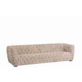 Brexsit Velvet - Sofa - 3-Sitzer - beige - Samt - Knöpfe - L 239cm