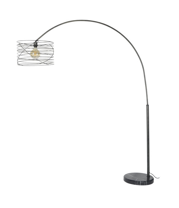 Duverger® Spiral - Lampe à arc - dia 45cm - métal - avec source lumineuse LED
