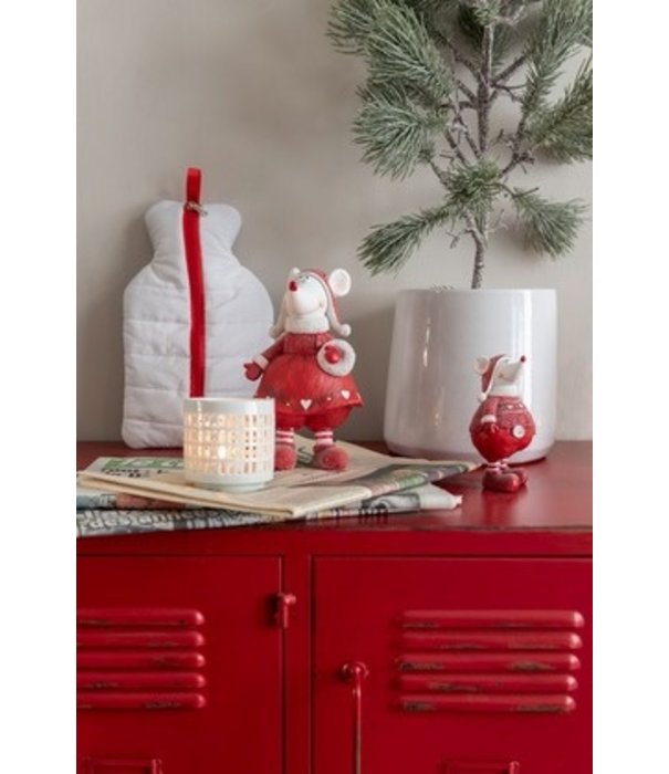 Duverger® Industry locker - Opbergkast - rood - metaal - 9 deurtjes