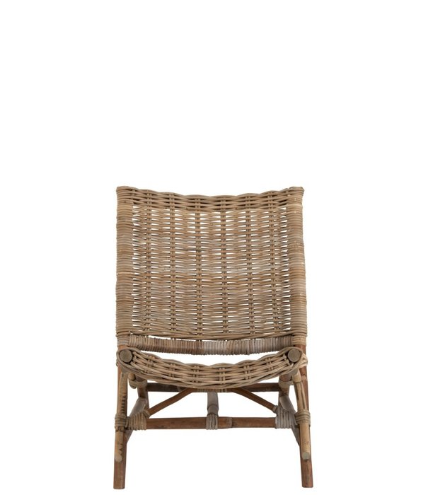 Duverger® Lounge vintage - Fauteuil - rotan - bamboe - naturel