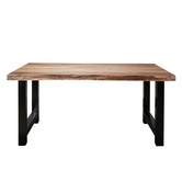 Tree - Eettafel - boomstam - L 165cm - bladdikte 6cm - massief acacia naturel