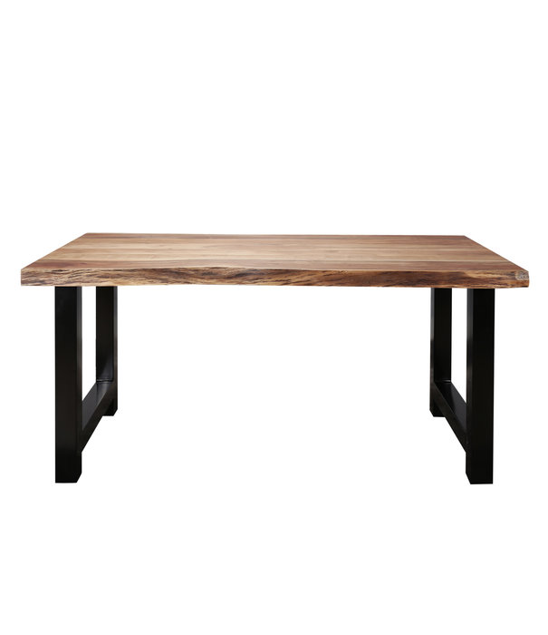 Duverger® Tree - Eettafel - boomstam - L 165cm - bladdikte 6cm - massief acacia naturel