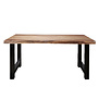 Tree - Eettafel - boomstam - L 165cm - bladdikte 6cm - massief acacia naturel