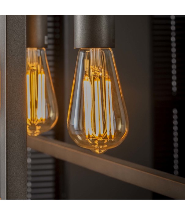 Duverger® Beamer - Lampe à poser - métal - vieil argent - avec source lumineuse LED
