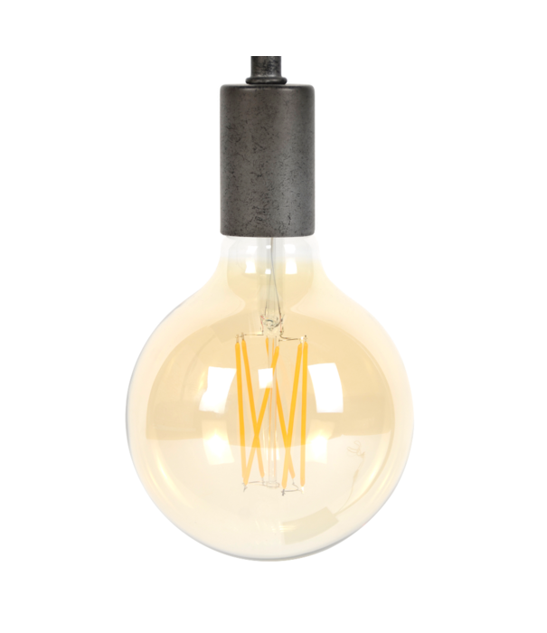 Duverger® Lichtbron LED filament bol dia 12,5cm amberkleurig