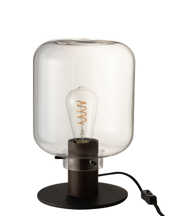 Duverger® Standing Jar - Lampe à poser - verre - transparent - noir