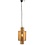 Duverger® Gold one small - Hanglamp - goud - metaal - ruitmotief - vintage