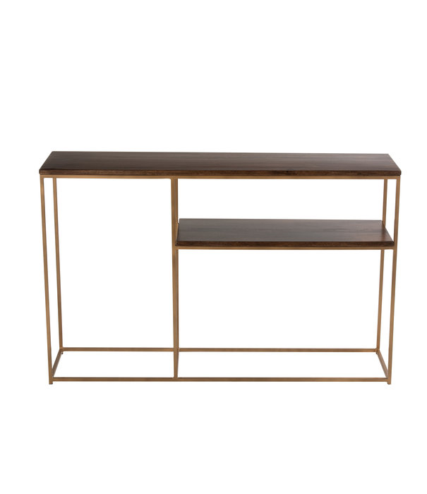 Duverger® Classy 3 - Sidetable  - 2 planken - mango hout - rechthoekig