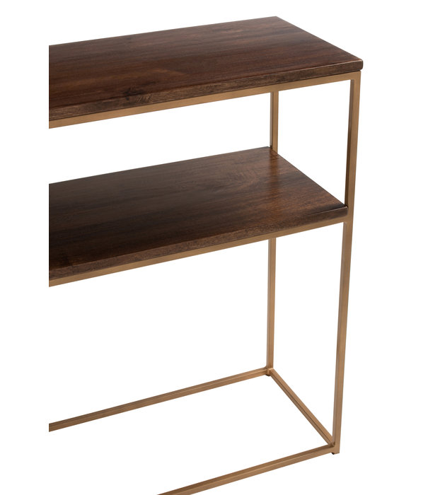 Duverger® Classy 3 - Sidetable  - 2 planken - mango hout - rechthoekig