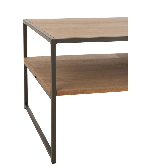 Duverger® Just Scandinavian - TV-Schrank - MDF - Eichenfurnier - 1 Schublade - Metallrahmen