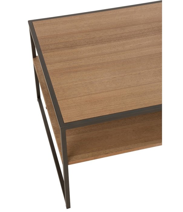 Duverger® Just Scandinavian - TV-Schrank - MDF - Eichenfurnier - 1 Schublade - Metallrahmen