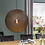 Duverger® Steel Sphere - Hanglamp - uitgesneden stalen bol - dia 50 cm - zwart