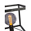 Duverger® Cage - Tafellamp - large - 28cm - stalen frame - zwart - 1-lichts
