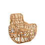 Nature design - Fauteuil - rotan - naturel - armleuningen