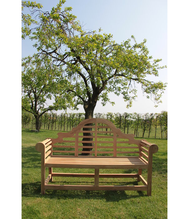 Duverger® Jardin - Banc de jardin - modèle Marlboro - L150 cm - teck - massif