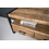Duverger® Robust - TV-meubel - 180cm - 3 lades - 1 nis - naturel mangohout - staal