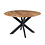 Duverger® Nordic - Eettafel - acacia - naturel - rond - dia 120cm - spider poot - gecoat staal
