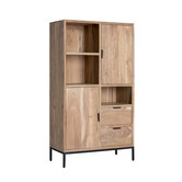 Nordic - Buffetschrank - Akazie - natur - B 86cm - 2 Türen - 2 Schubladen - 3 Nischen