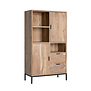 Nordic - Buffet - acacia - naturel - L 86cm - 2 portes - 2 tiroirs - 3 niches