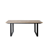 Tropical - Eettafel - 200cm - mangohout - staal - rechthoekig