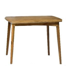 Nostalgic retro - Table de salle à manger - bois de manguier - marron - L 120cm - carrée