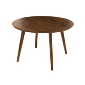 Classic Scandinavian - Eettafel - rond - dia 120cm - mango hout - bruin