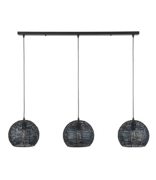 Beehive - Hanglamp - handgemaakt - 3 ronde kappen