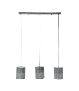 Rock Pillar - Lampe suspendue - aspect béton - 3 cylindres