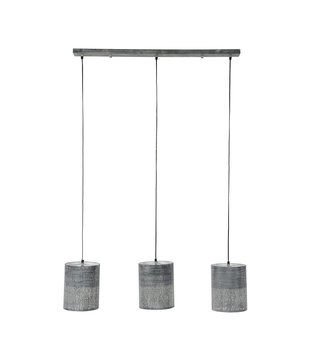 Rock Pillar - Hanglamp - betonlook - 3 cilinders