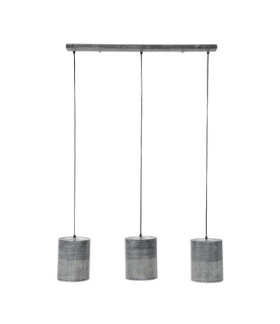 Rock Pillar - Lampe suspendue - aspect béton - 3 cylindres