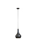 Duverger® Flask Cone - Hanglamp - zwart/bruin - metalen kegelvormige kap