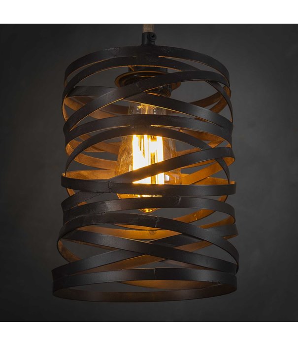 Duverger® Wrapped Metal - Lampe suspendue - abat-jour en métal - 7 lumières