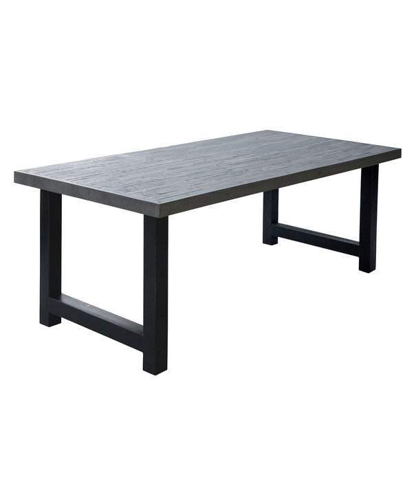 Duverger® Strips - Eettafel - L200 - acacia - rough grey - grijs