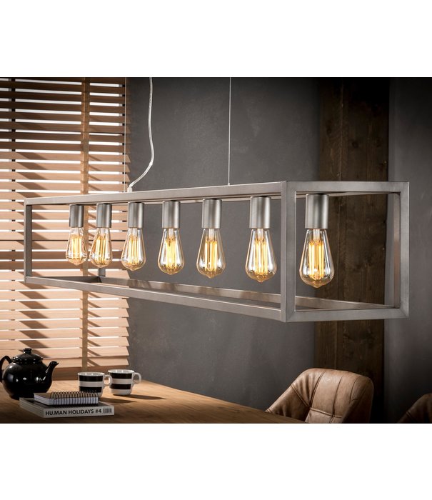 Duverger® Rectangular - Hanglamp - rechthoekig metalen frame - 7 lichtpunten