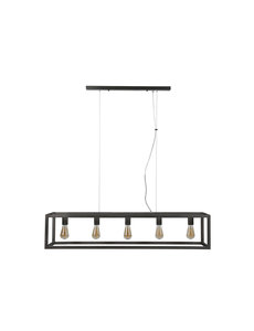 Duverger® Rectangular - Hanglamp - rechthoekig metalen frame - 5 lichtpunten